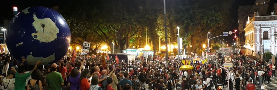 Foto UàE da Greve Geral em Florianópolis em 14 junho 2019