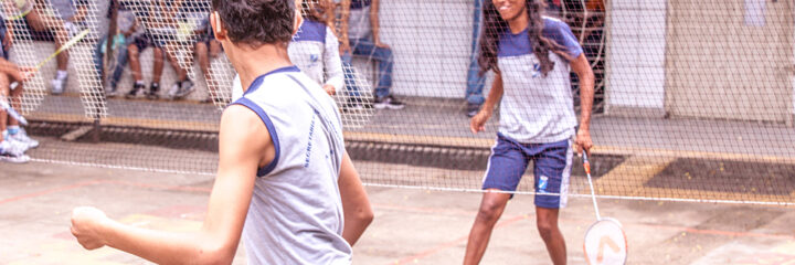 Projeto de badminton inclusivo em escola regular na Zona Oeste de Natal (RN) Foto: Marcello Nicolato/Diversa